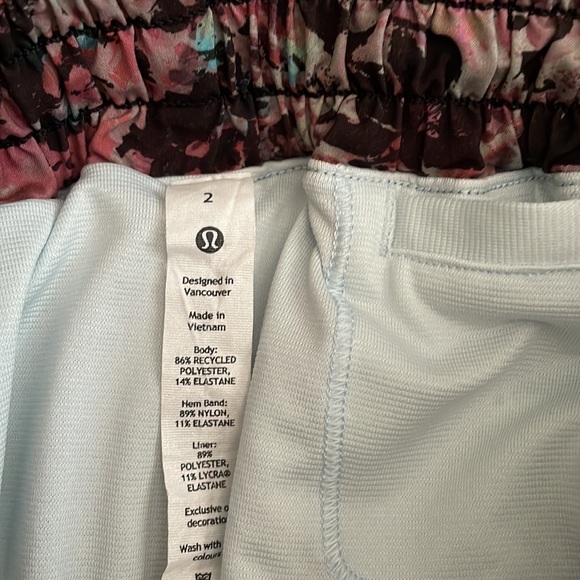 SALE ✨Lululemon Running Shorts size 2- Like New - Picture 5 of 5